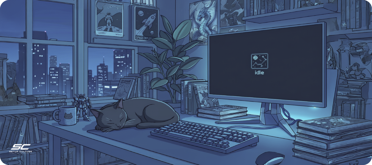 LOFI CAT BLUE