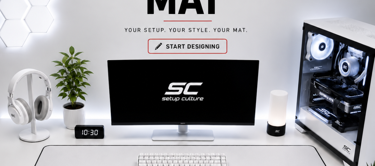 Custom Desk Mat – Design Your Own 90 × 40cm Mouse Mat