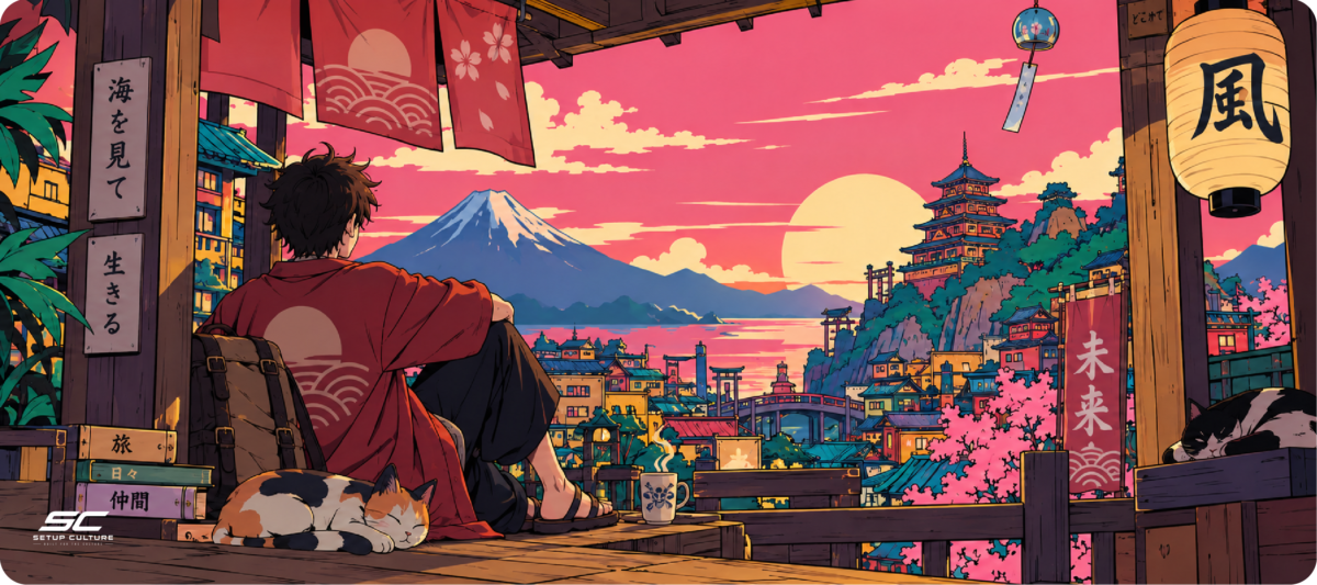 Anime mouse pad design